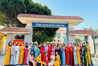 “Trường Tiểu học Nguyễn Thị Minh Khai: Hành Trình Gần Hai Thập Kỷ Phát Triển và Đổi Mới”.